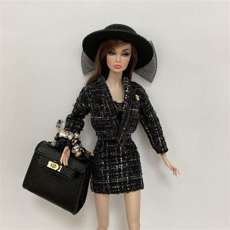 coco chanel crochet doll|Coco Chanel barbie dolls.